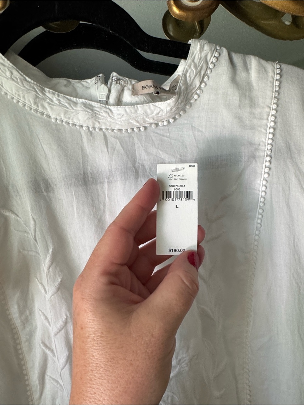 ESME EMBROIDERED MINI DRESS - Picture 2 of 4